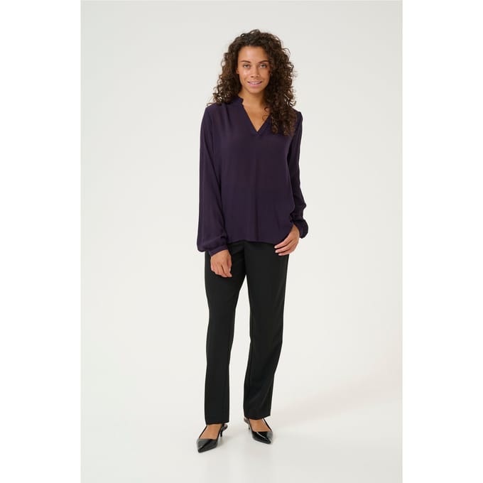 Blouse met lange mouwen Regular fit Dawn Purple