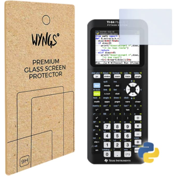 Screen protector rekenmachine TI-84+ CE-T en Evo-T 2 stuks