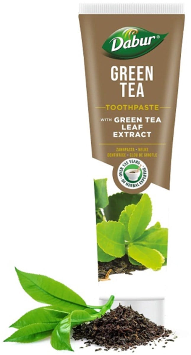 Tandpasta met groente thee, Dabur, vegan, 100 ml