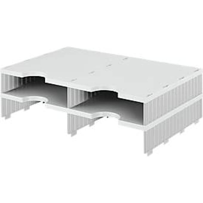 styro® sorteerstation styrodoc Standaard, C4, aanbouweenheid, grijs/grijs