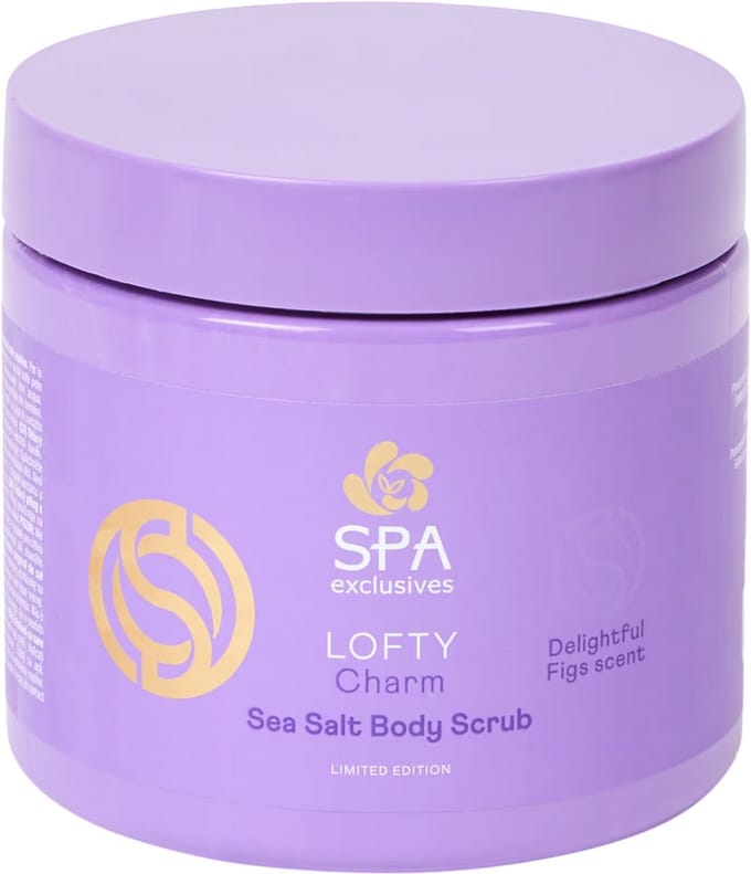 Spa Exclusives - Zeezout Bodyscrub - Paars - Lofty - Heerlijke Vijgengeur