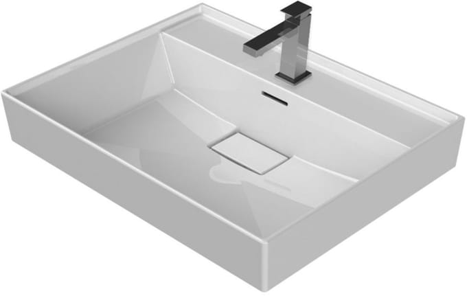 ALONI Wastafel – 60x48x10 cm – Wit