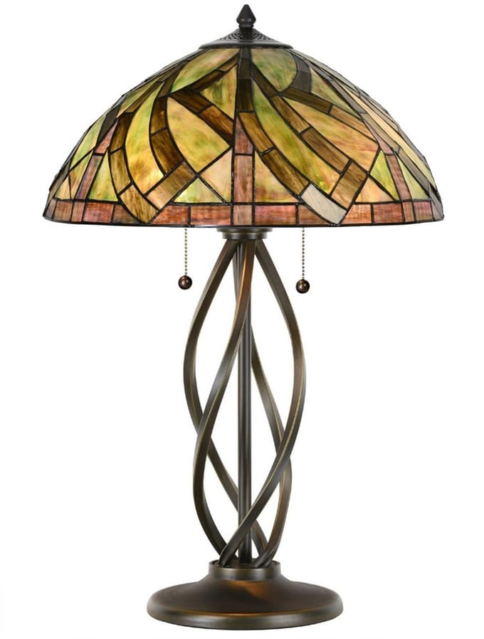 Tiffany Tafellamp Salsa Willow - Art Deco Trade