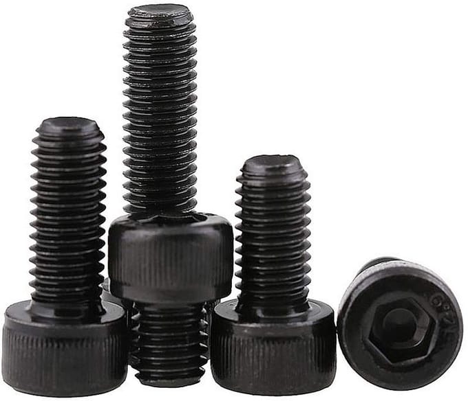 Zeskantbouten Schroeven Koolstofstaal M3x70mm Set van 10 Stuks