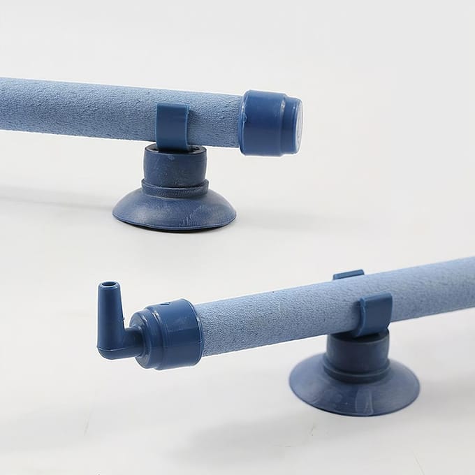 Barre de pierre d'air de mur de bulle d'aquarium 23 pouces outil de ménage de diffuseur d'air de mur de bulle d'aquarium 7 inch bleu