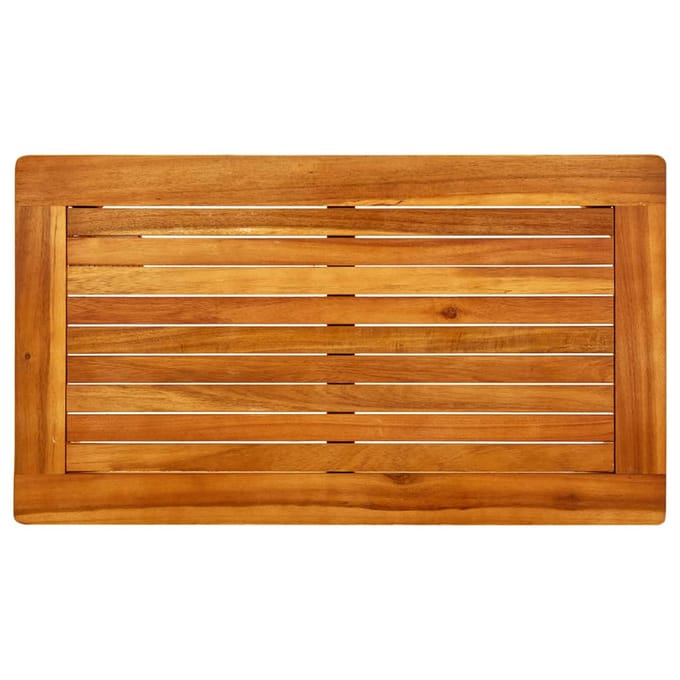 vidaXL - Tuintafel - 70x40x36 - cm - massief - acaciahout