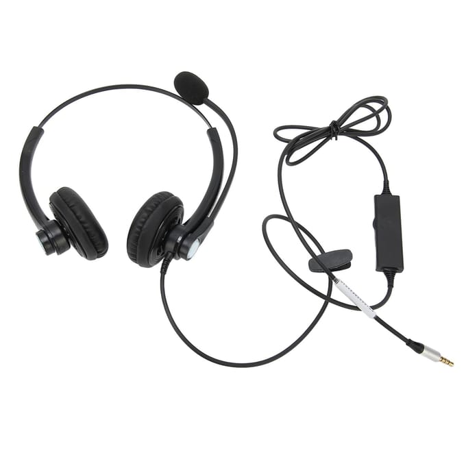 Casque d'affaires binaural filaire à réduction de bruit avec micro pour centre d'appels, service client Type 1