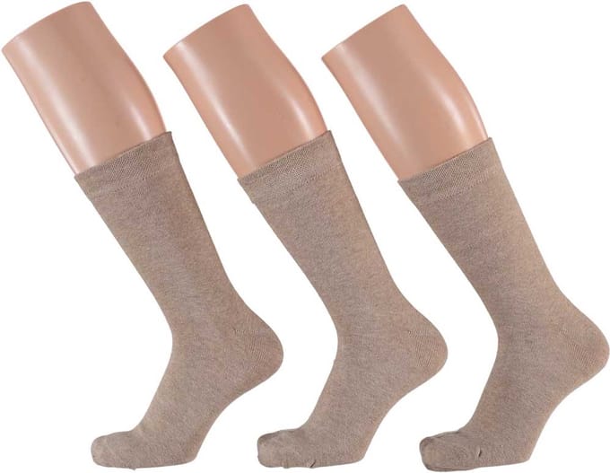 Apollo Sokken Katoen Medium Beige 35-42