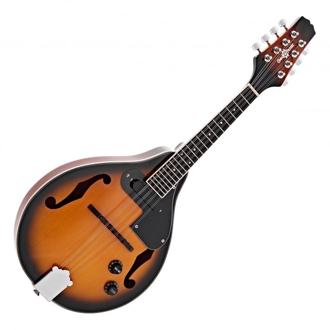 Elektro-akoestische Mandoline van Gear4music, Sunburst