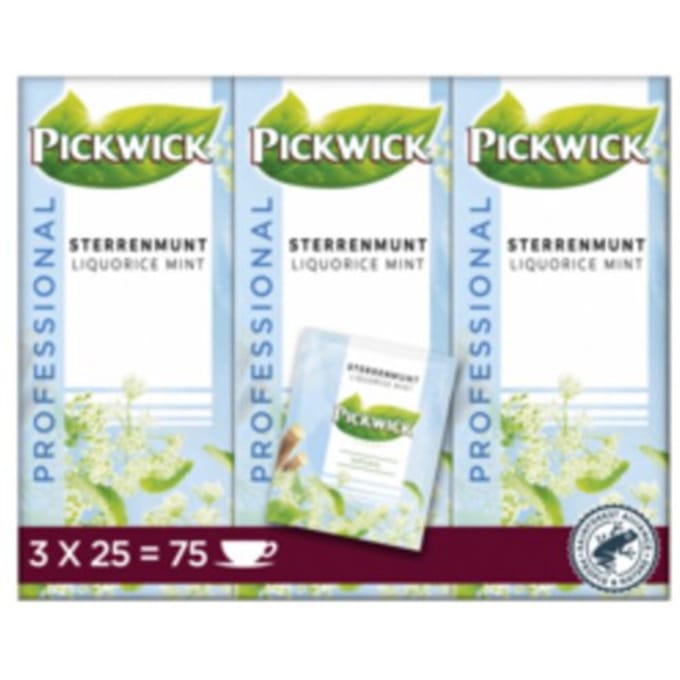Thee Pickwick sterrenmunt 25x2gr met envelop