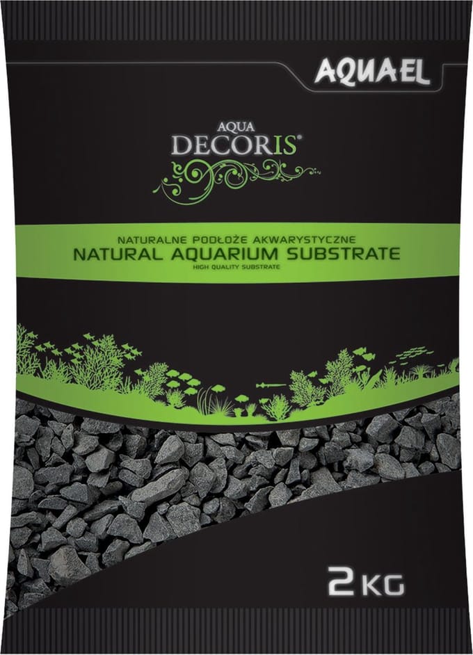 AQUAEL Aqua Decoris Gravel Dark gray 2kg
