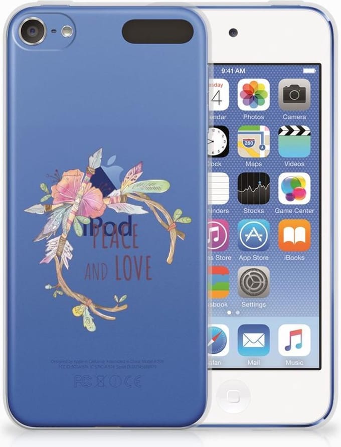 Apple iPod Touch 5 | 6 Telefoonhoesje met Naam Boho Text