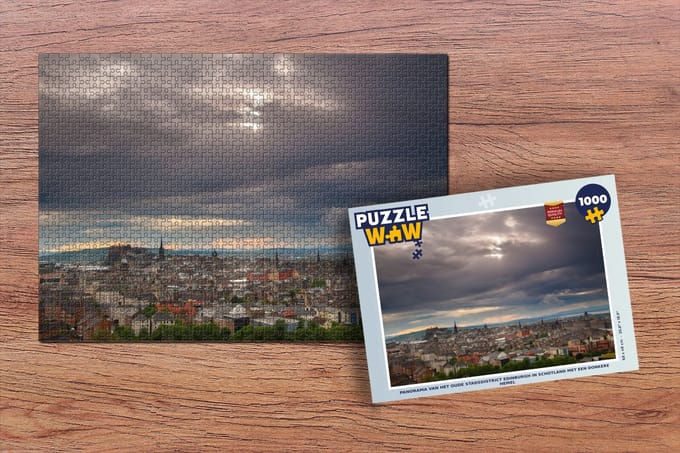 Puzzel Architectuur - Lucht - Centrum - Edinburgh - Legpuzzel - Puzzel 1000 stukjes volwassenen