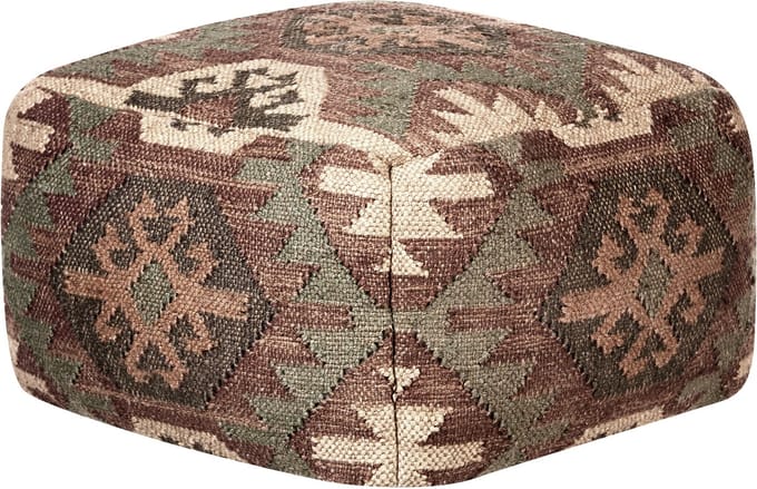 ARVENE - Poef - Multicolor - Jute