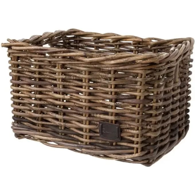 Fastrider Zeno Rotan Fietsmand - Bruin - 17L - Handgemaakt