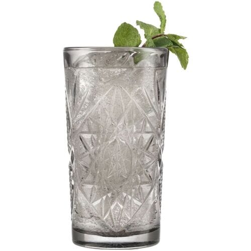 Libbey Hobstar Cooler Glazen - Highball Set - Grijs Blush Graphite - 473 ml - 12 Stuks