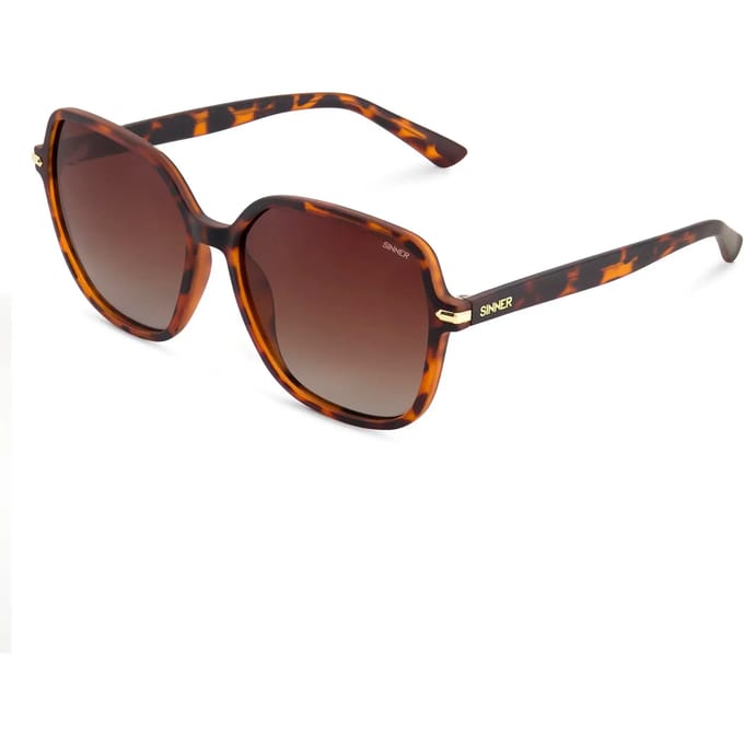 SINNER Barfleur- Zonnebril - Polariserende SINTEC®-lenzen - Tortoise bruin - Dames - One size - BIO based frame