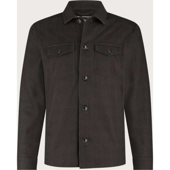 Blue Industry Het ruitmotief overshirt met knoopsluiting |