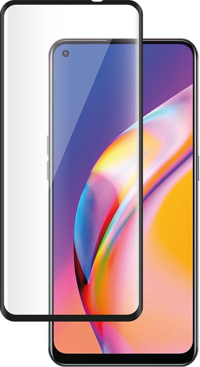 Bigben Connected, Screenprotector geschikt voor Oppo A94 - Tempered Glass 2.5D & Anti-Fingerprint, Transparant