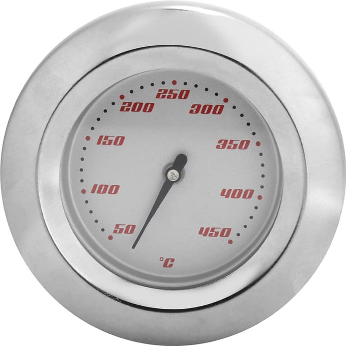 TS-BX57 Bimetaal Thermometer 50-450 celsius Wijzer Temperatuurmeter voor Barbecue Grill Oven gray