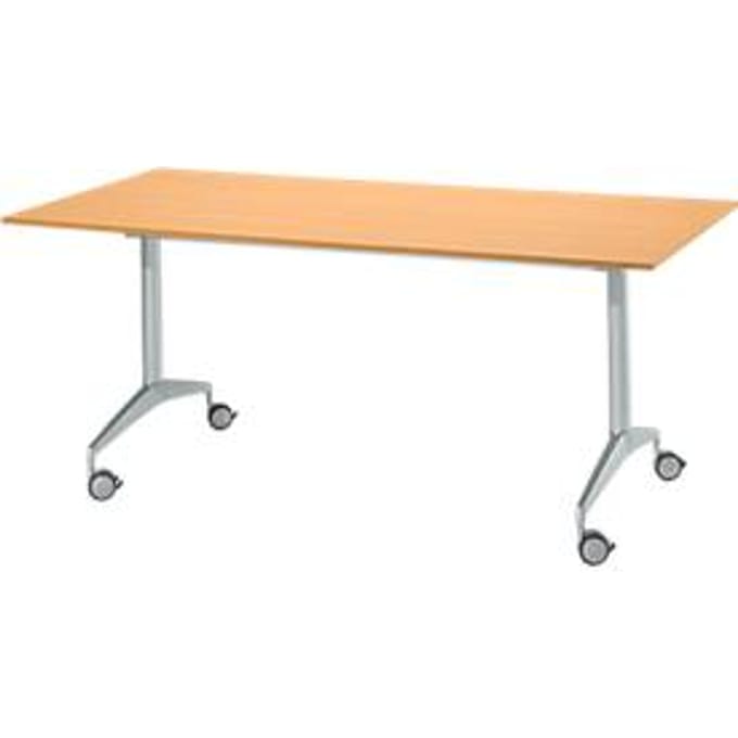 Vergadertafel, 1800 x 800 mm, inklapbaar, beuken