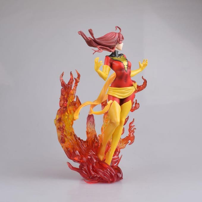 X-men Dark Phoenix Rebirth 1/7 PVC Poppen Speelgoed Decoratie 23cm red