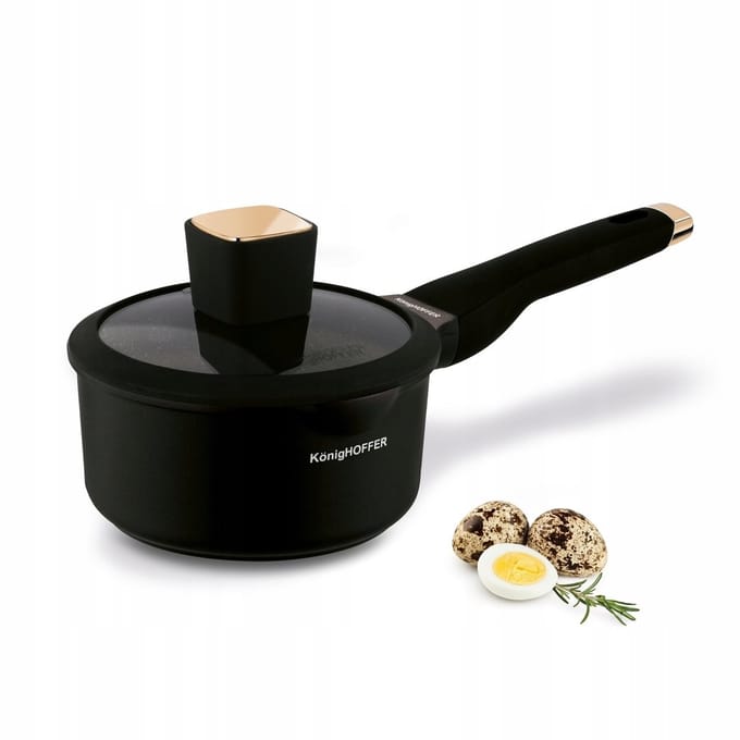 Konighoffer Black Rose Inductiebraadpan met Deksel 1,3L