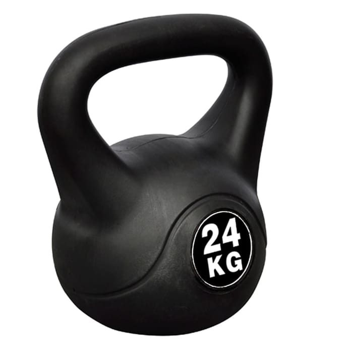 vidaXL - Kettlebell - met - kunststof - mantel - 24kg