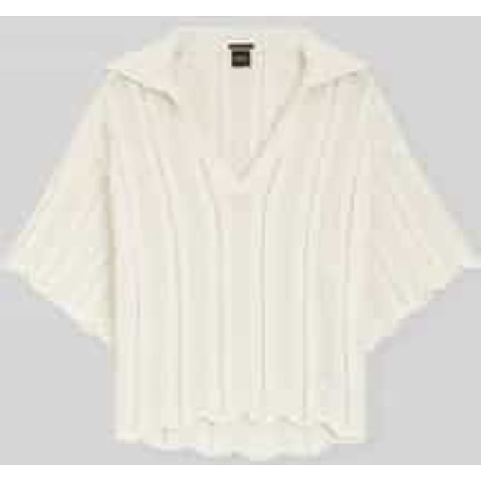 relaxed fit pullover met gebreide structuur