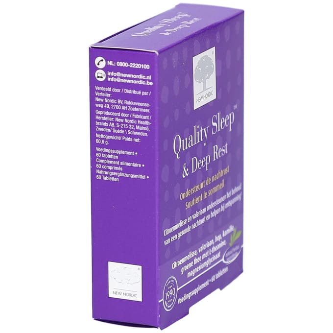 New Nordic Quality Sleep & Deep Rest Tabletten 60TB