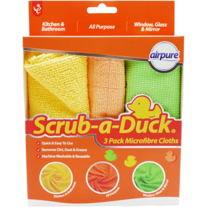 Airpure Scrub-a-Duck Microvezeldoeken - 3-Pack
