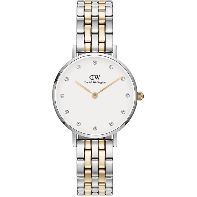 Daniel Wellington DW Watch Petite Lumine 5-link two-tone 28mm MIC Silver