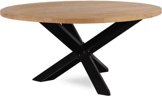 Belito Saar Teakhouten ronde diningtafel 160 cm