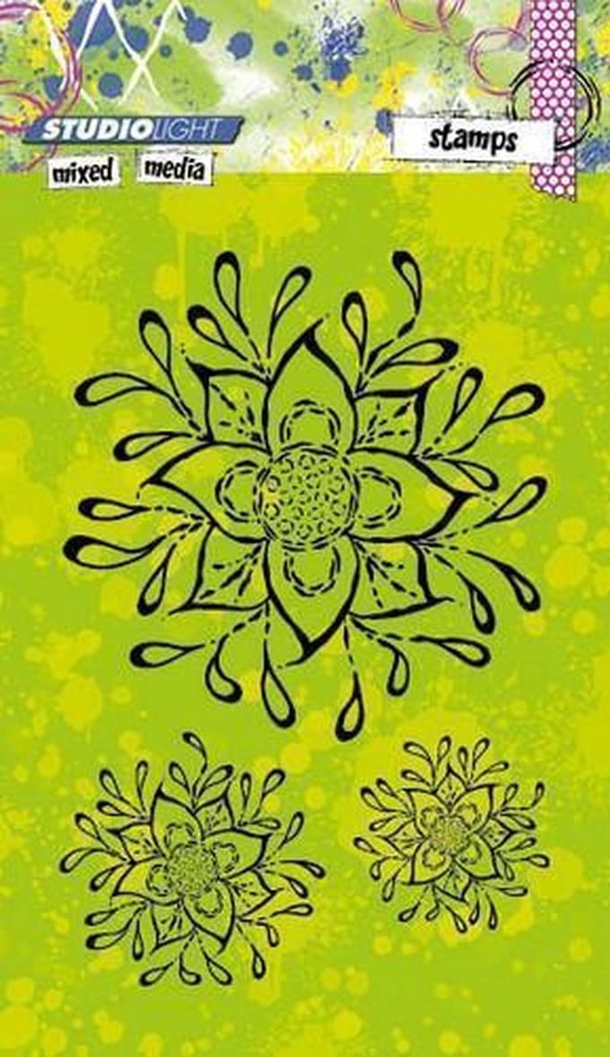 Bloemen - Transparante Stempel - 10,5 x 15cm (Stampmm214)