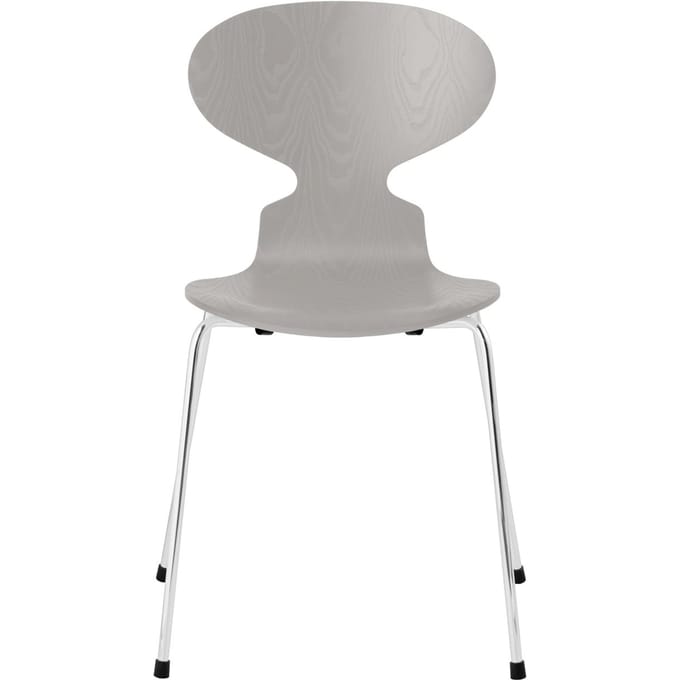 Fritz Hansen Ant Stoel - verchroomd - nine grey