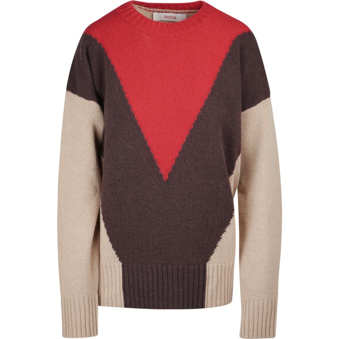 Jucca - Maglia - 460843 - Bordeaux/Marrone