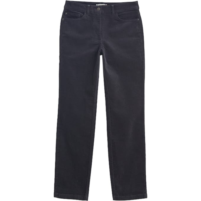 White Stuff Brooke Straight Cord Trouser Dark Grey Größe: 8 REGULAR | Straight Jeans Outlet | Damen | Grau