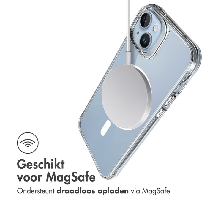 imoshion Hoesje - Geschikt voor iPhone 14 - geschikt voor MagSafe case - Transparant