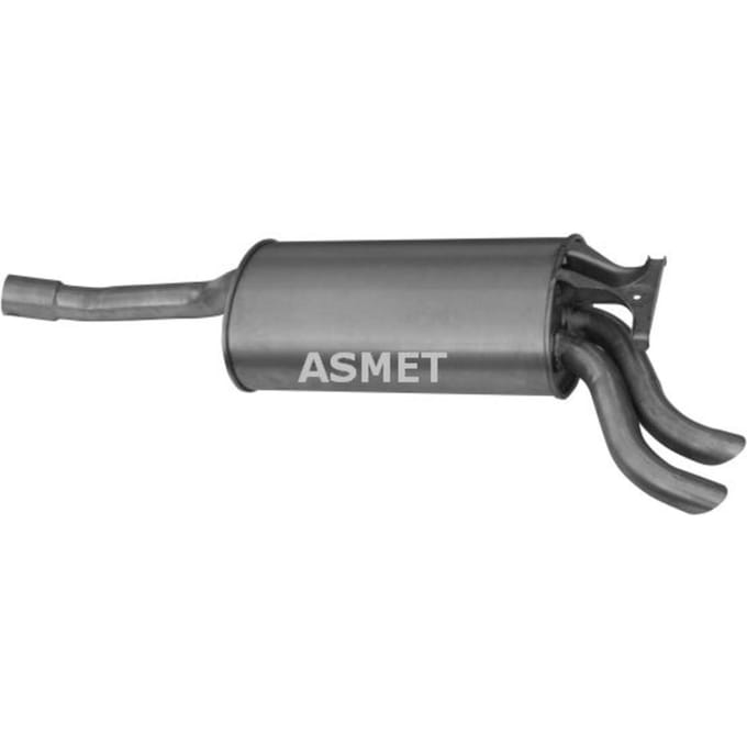 Geluiddemper achter ASMET 01.050