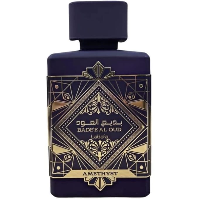 Eau de Parfum - LATTAFA - Badee Al Oud Amethyst (Groene Velly) - Unisex - 100 ml - Kleur groen