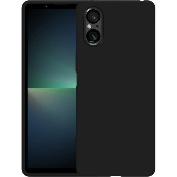Just in Case Xperia 5 V Siliconen (TPU) Hoesje Zwart
