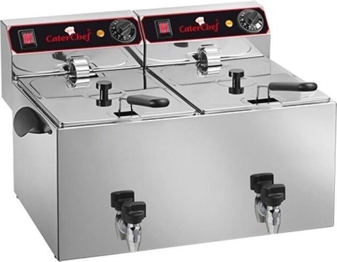 Friteuse 09L+09L - CaterChef 680209 - Horeca