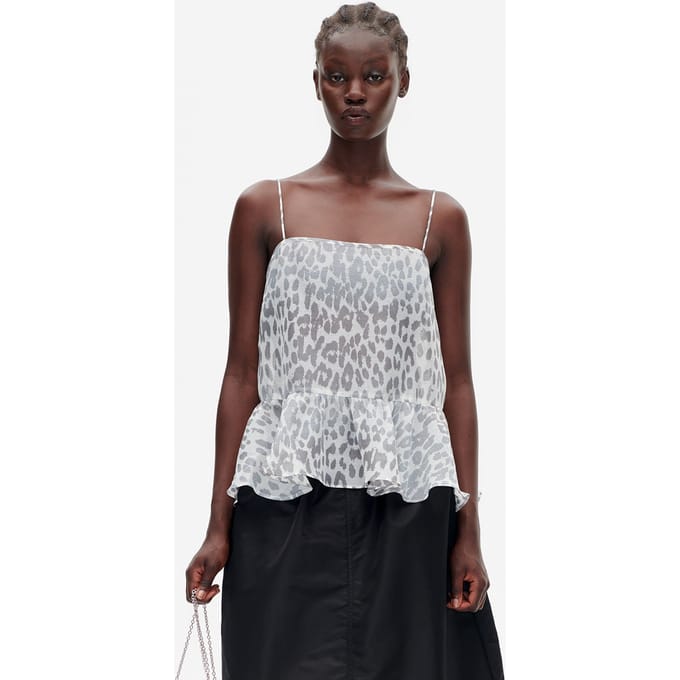 Baum und Pferdgarten Meis Blouse Grey Office Leopard Taglia: 38 | Magliette intime Outlet | Donna | Grigio