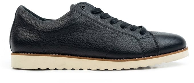 Nordland raval court sneakers zwart leer