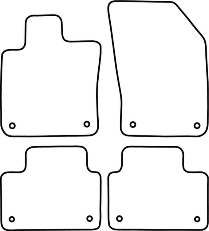 Automatten | Mattenset Volvo S60 - 2001 - 2010