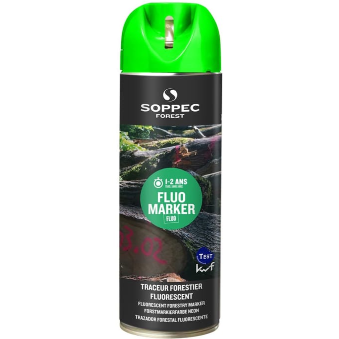 Soppec fluor markeerverf hout groen