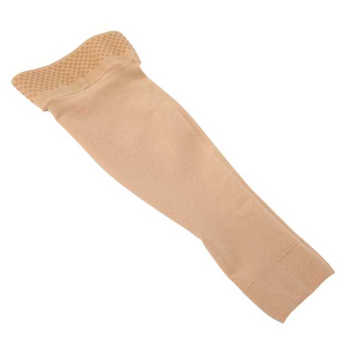 Armcompressiemouw Hoge elasticiteit Lichtgewicht ademende bovenste ledemaat armmouw voor sport M beige