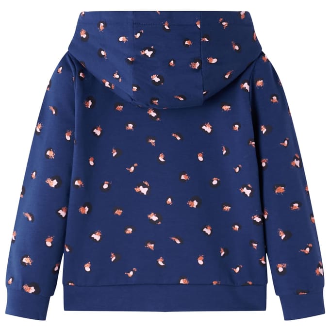 vidaXL - Kindervest - met - capuchon - 116 - marineblauw