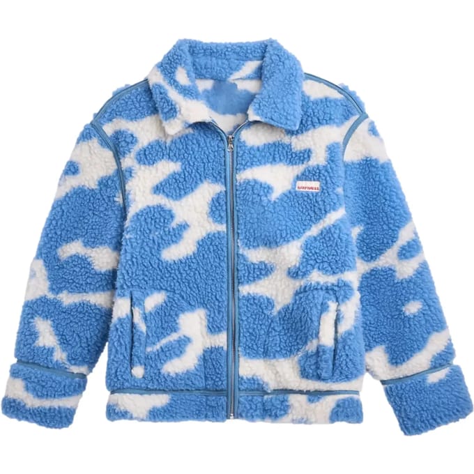 Fleece met rits Happymess