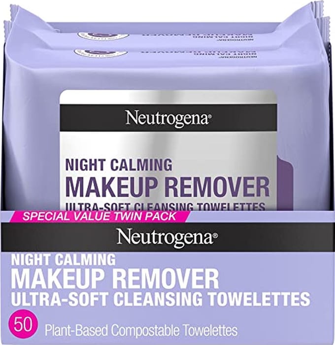 Neutrogena Night Calming Cleansing Makeup Remover Gezichtsdoekjes